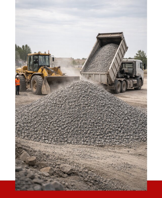 Купить щебень с доставкой в Изобильном от 2597 руб. | ПРОНЕРУДЗбл