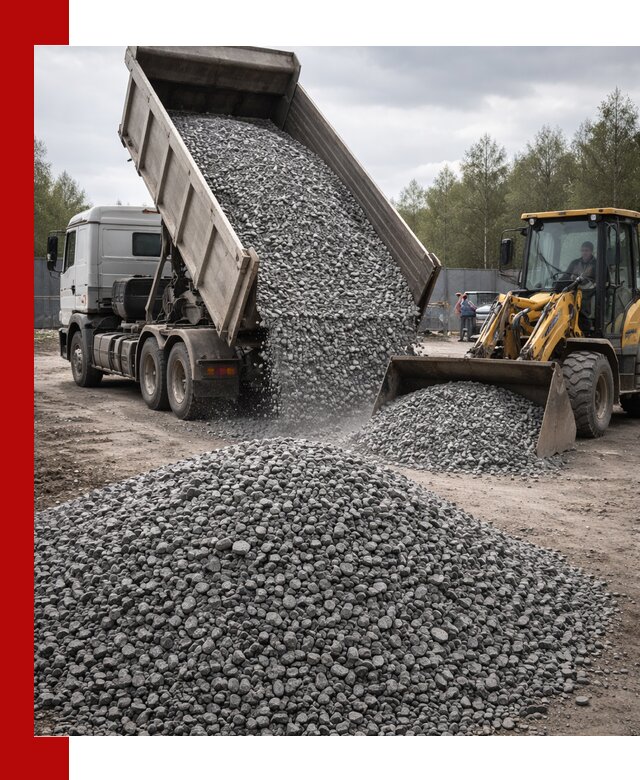 Доставка и продажа щебня гранитного в Изобильном