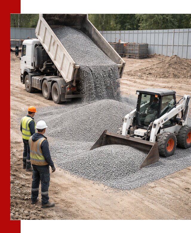 Доставка и продажа гранитного щебня фракции 0-5 в Изобильном