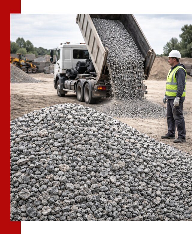 Доставка и продажа гранитного щебня фракции 5-20 в Изобильном