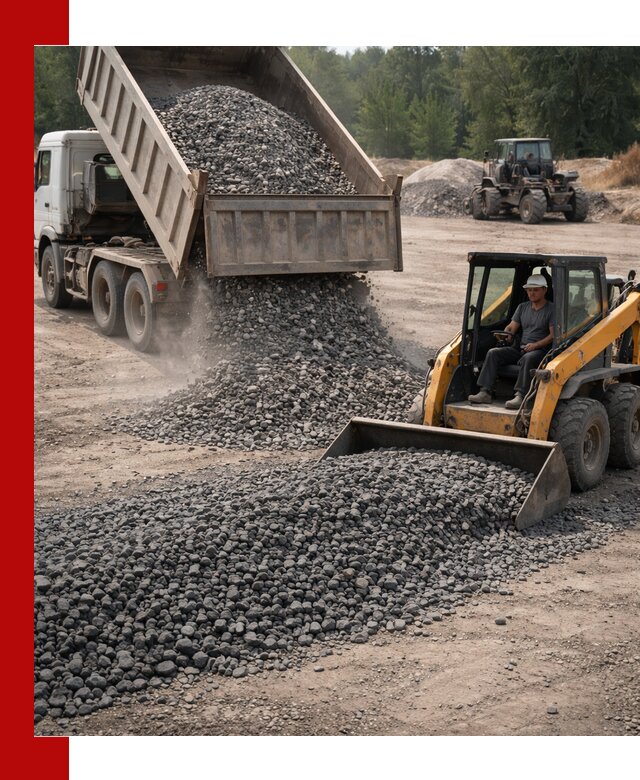 Гранитный щебень фракция 40-70 с доставкой в Изобильном