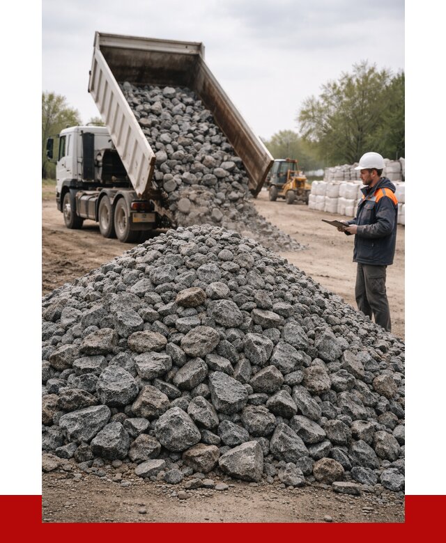 Гранитный щебень фракция 100-200 в Изобильном от 4363 р. ПРОНЕРУДЗбл