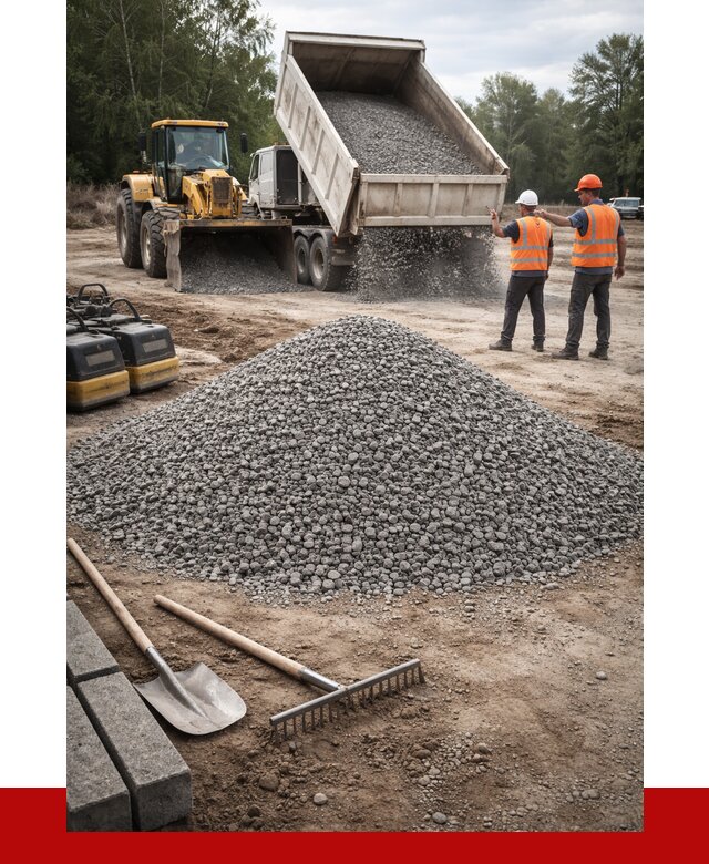Гравийный щебень купить в Изобильном от 2285 р. ПРОНЕРУДЗбл