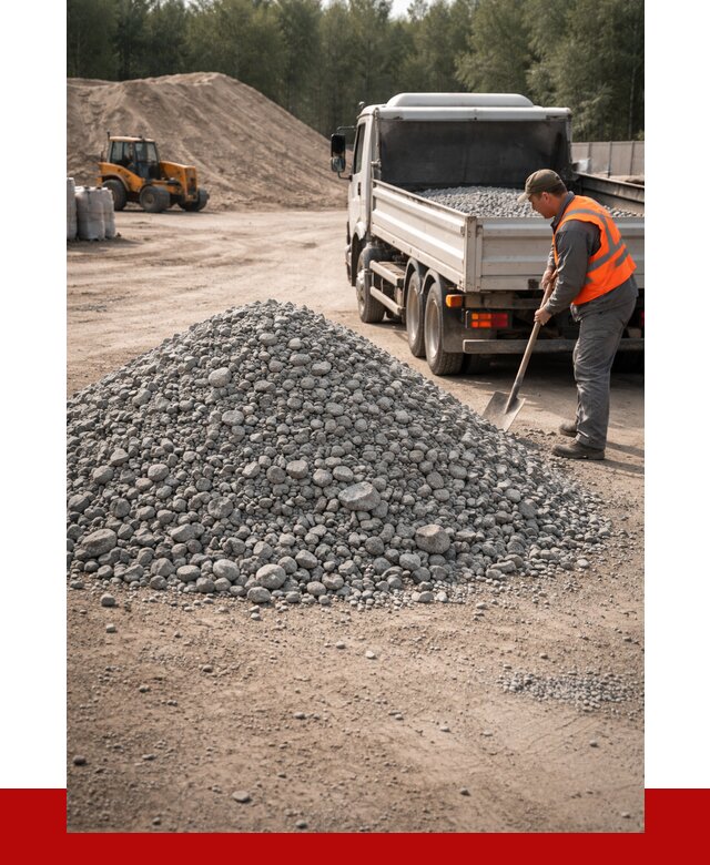 Гравийный щебень фракция 5-10 в Изобильном от 2285 р. | ПРОНЕРУДЗбл