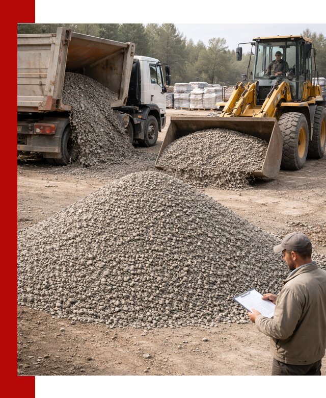 Гравийный щебень фракция 5–10 с доставкой в Изобильном