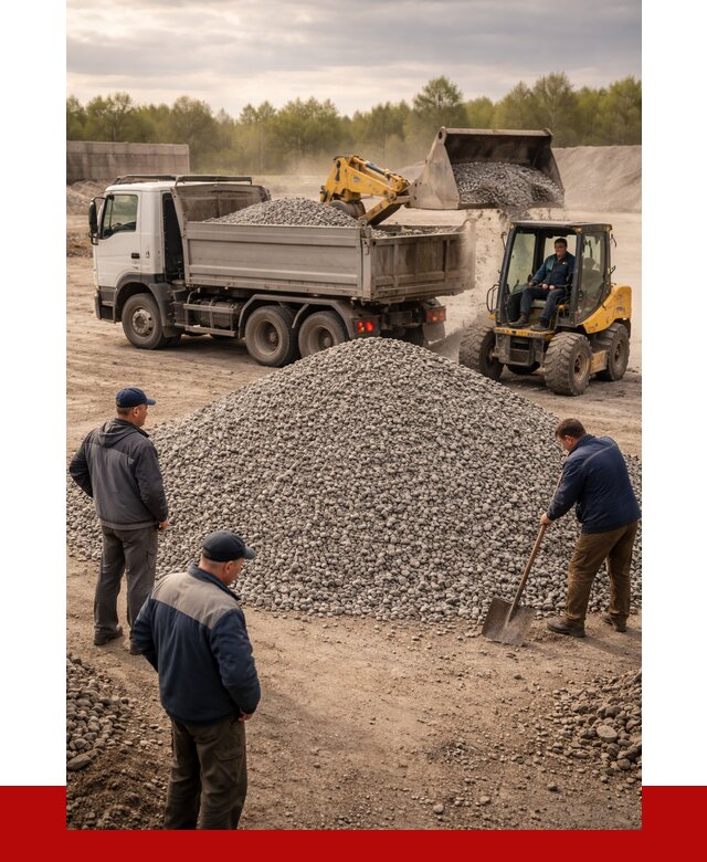 Гравийный щебень фракция 5-20 в Изобильном от 2493 р. ПРОНЕРУДЗбл