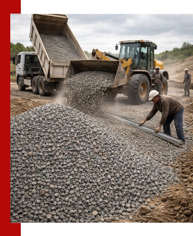 Гравийный щебень фракция 5-20 с доставкой в Изобильном