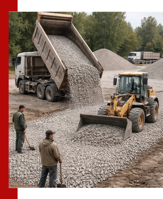 Купить гравийный щебень фракция 20-40 в Изобильном с доставкой