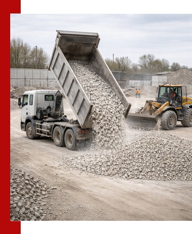 Доставка и продажа известнякового щебня в Изобильном