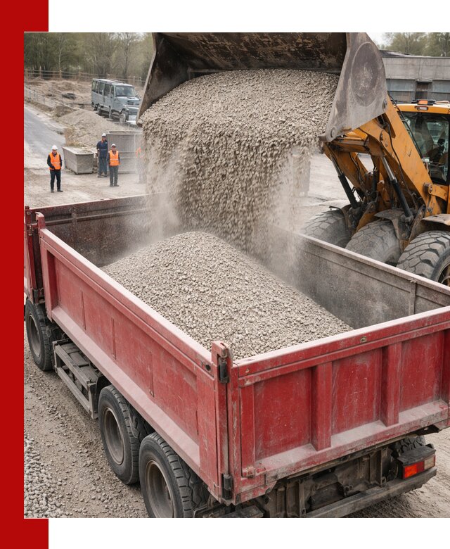 Купить известняковый щебень фракции 0-5 с доставкой в Изобильном