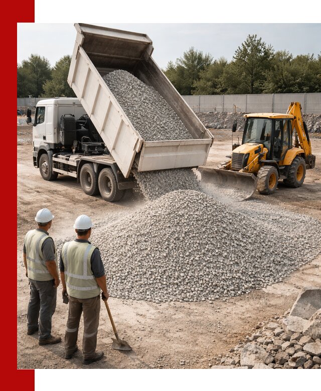 Купить известняковый щебень фракции 5–10 мм с доставкой в Изобильном