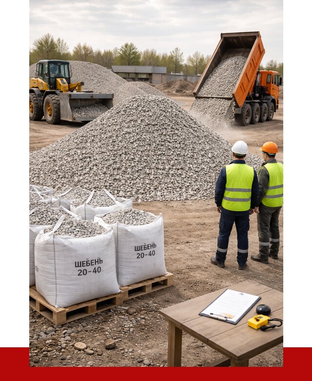 Известняковый щебень 20-40 в Изобильном от 2181 р. ПРОНЕРУДЗбл