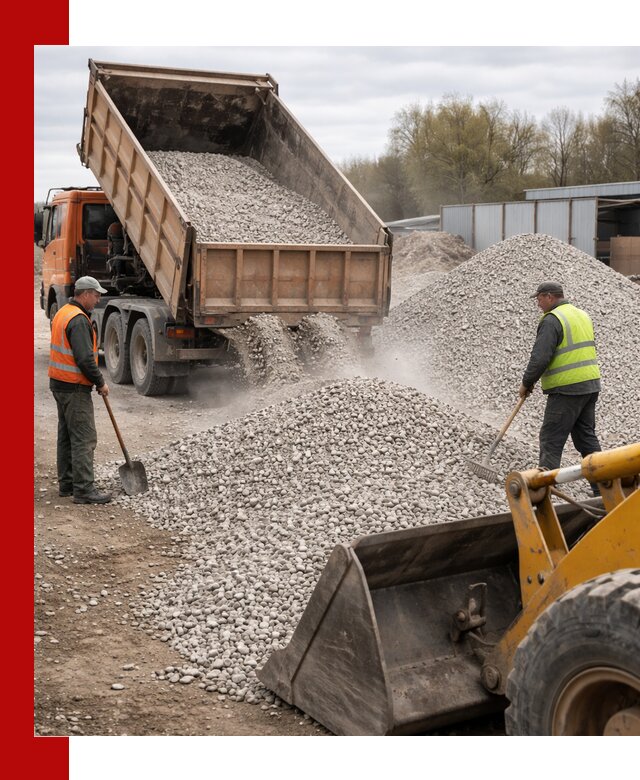 Доломитовый щебень фракции 5-20 с доставкой в Изобильном