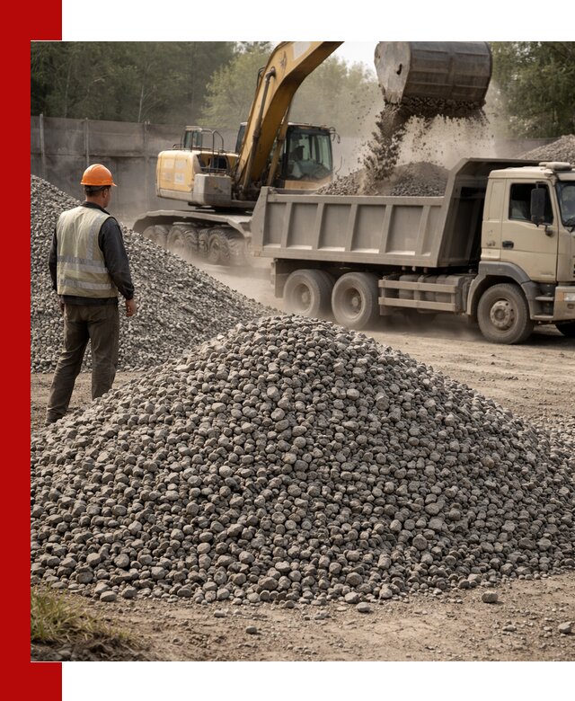 Шлаковый щебень фракция 5-20 с доставкой в Изобильном