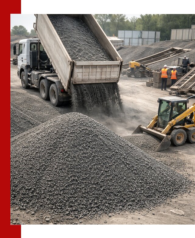 Вторичный щебень фракция 0–5 с доставкой в Изобильном