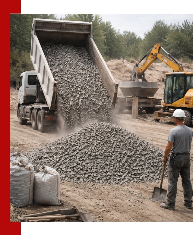 Доставка и продажа бетонного щебня в Изобильном