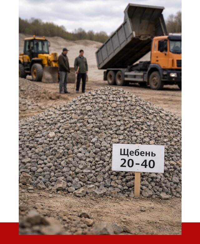 Бетонный щебень фракция 20-40 в Изобильном от 2545 р. | ПРОНЕРУДЗбл