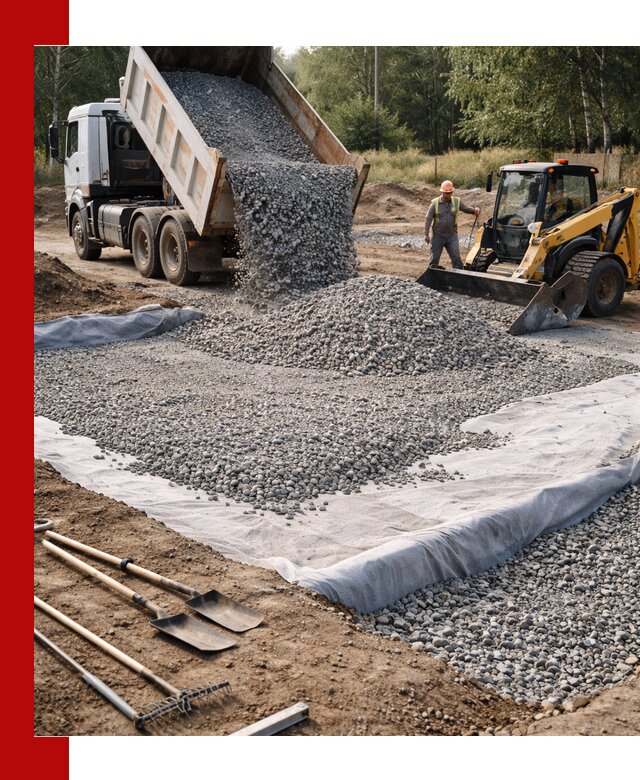 Щебень для фундамента с доставкой в Изобильном