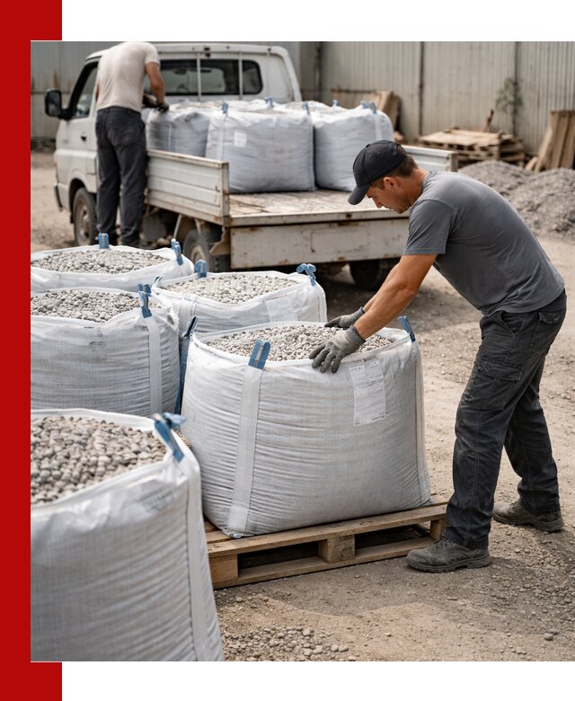Доставка щебня в мешках по выгодным ценам в Изобильном