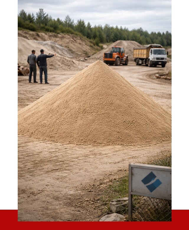 Карьерный песок навалом в Изобильном от 1870 р. | ПРОНЕРУДЗбл