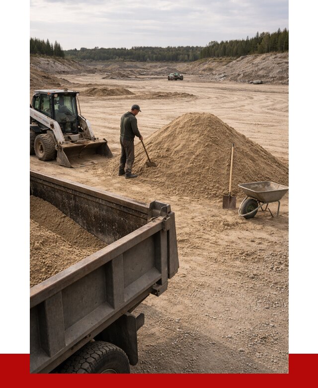 Карьерный песок среднезернистый в Изобильном, от 2285 р. ПРОНЕРУДЗбл