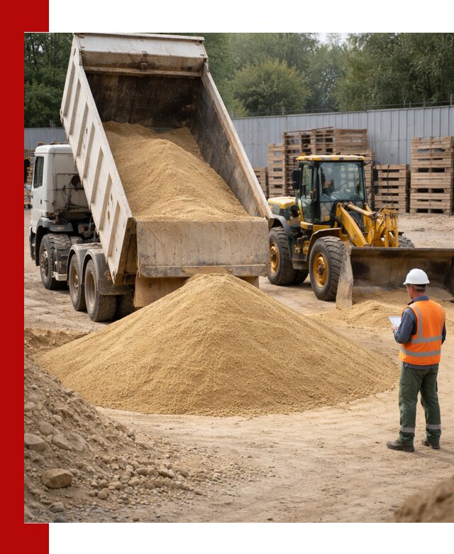 Доставка карьерного мелкозернистого песка в Изобильном