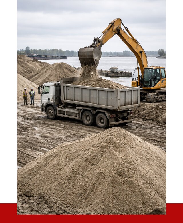 Купить речной песок навалом в Изобильном от 1870 р., ПРОНЕРУДЗбл