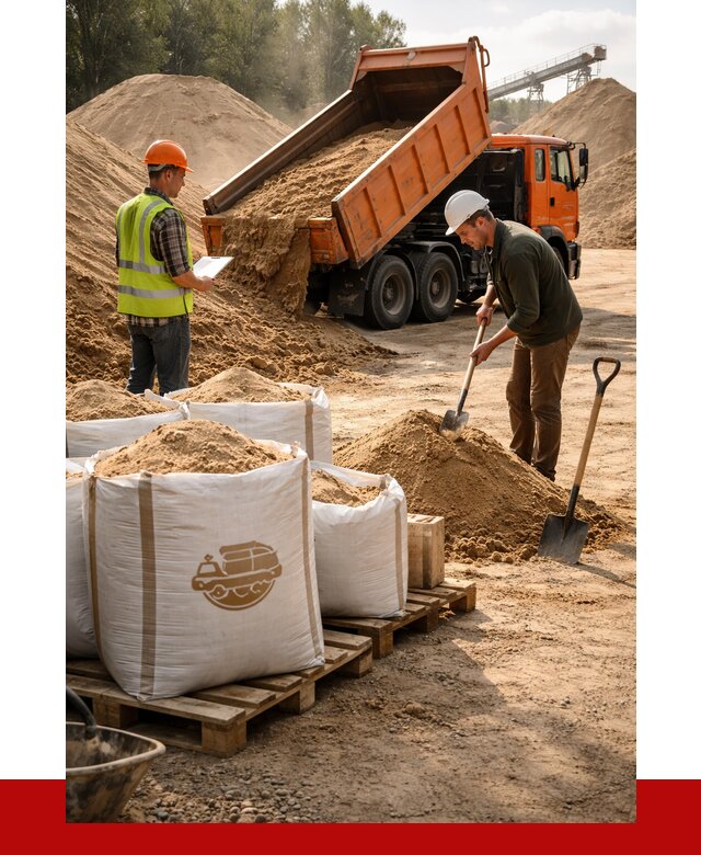 Строительный песок в Изобильном от 2285 р. с доставкой, ПРОНЕРУДЗбл