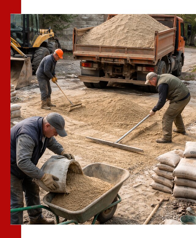 Поставка песка для стяжки в Изобильном с быстрой доставкой