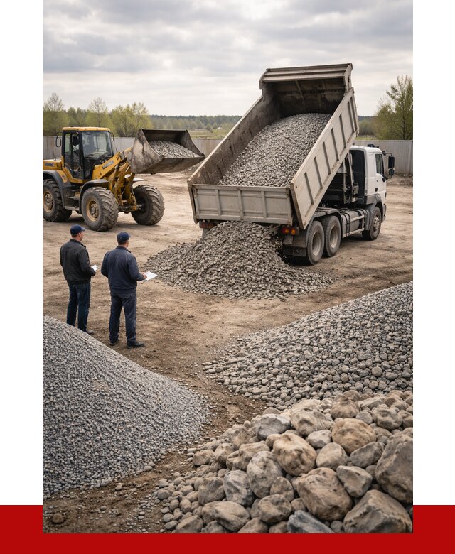 Гравий и камень с доставкой в Изобильном от 4363 р. - ПРОНЕРУДЗбл