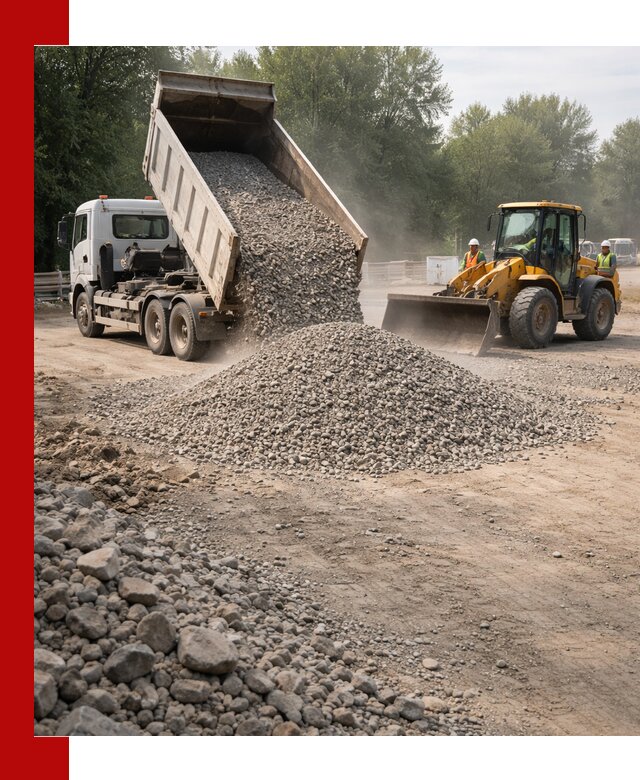 Гравий фракция 5–20 доставка в Изобильном оптом и в розницу