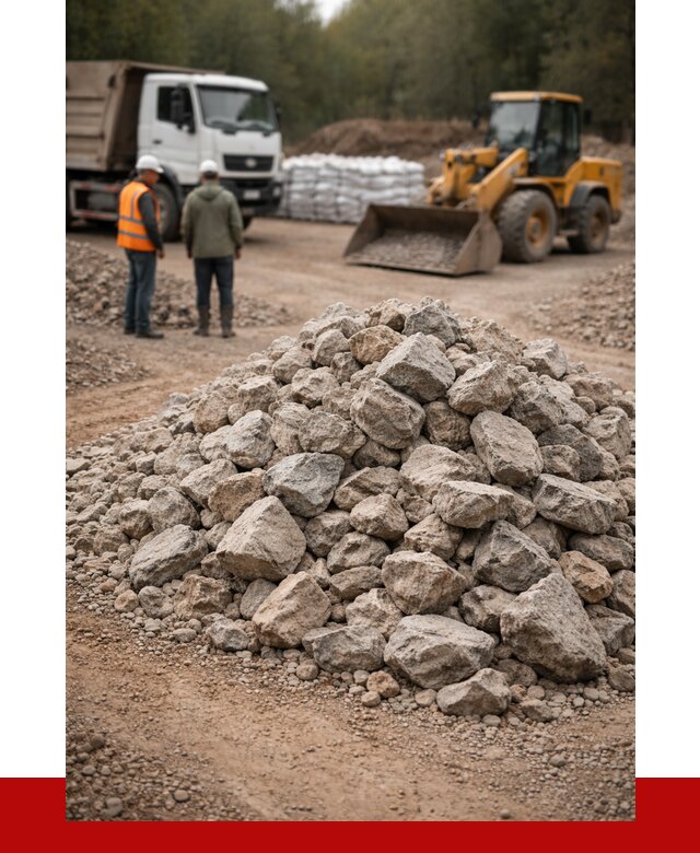 Купить бутовый камень с доставкой в Изобильном от 2389 р. | ПРОНЕРУДЗбл