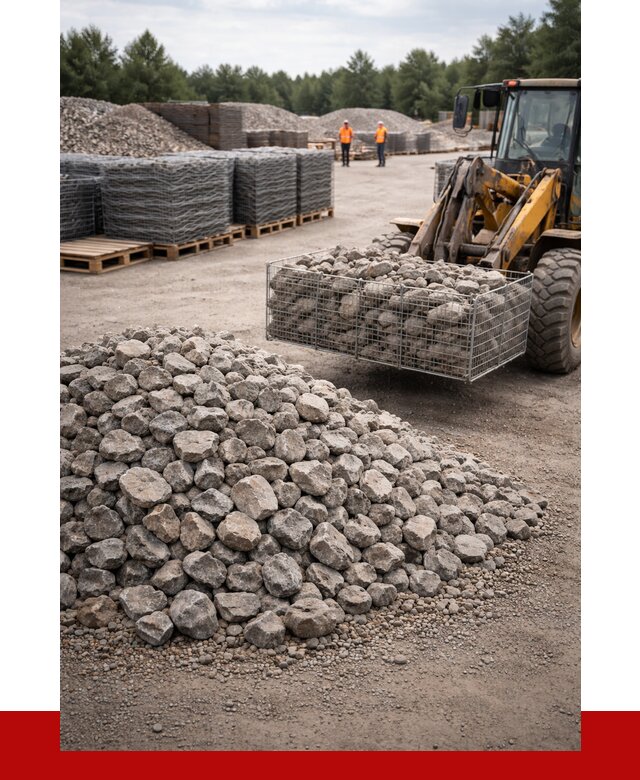 Камень для габионов фракция 70-150 в Изобильном от 4363 р. | ПРОНЕРУДЗбл