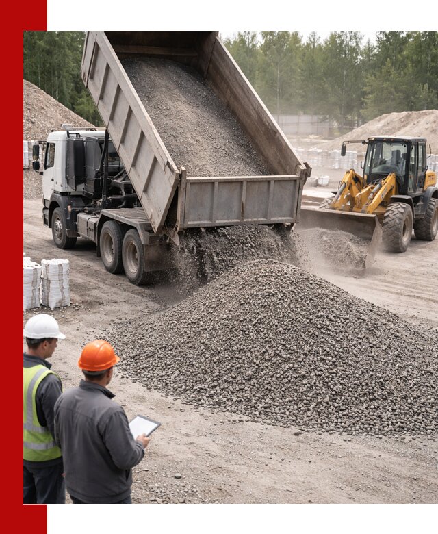 Доставка и продажа гранитного отсева 0-10 в Изобильном