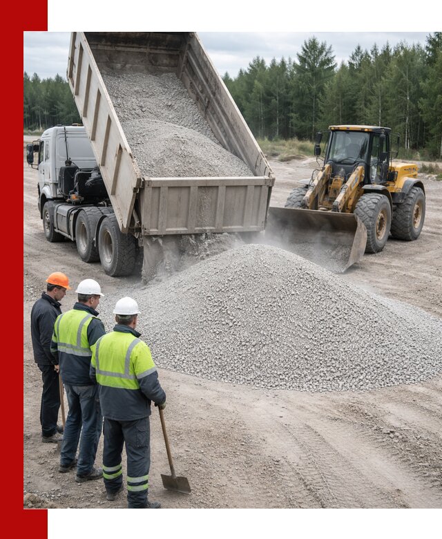 Известняковый отсев 0-5 доставка в Изобильном быстро и выгодно