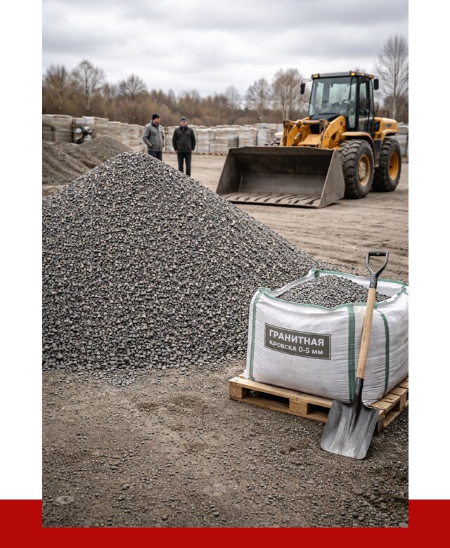 Купить гранитную крошку в Изобильном от 4986 р. с доставкой | ПРОНЕРУДЗбл