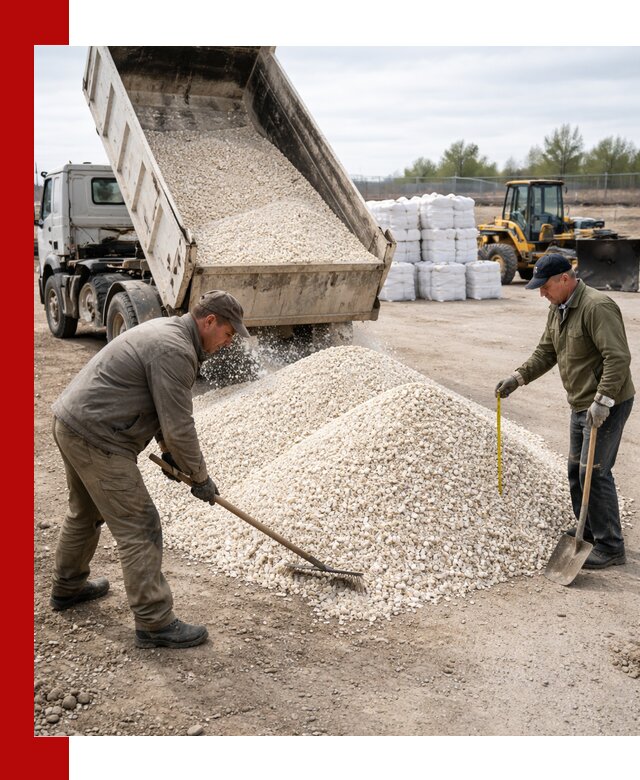 Мраморная крошка с доставкой и разгрузкой в Изобильном