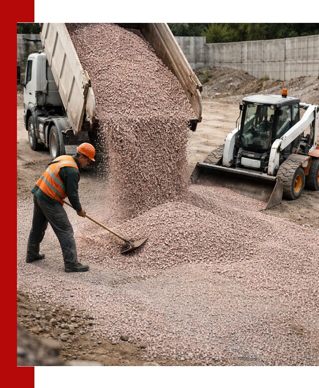 Крошка розовый гранит с доставкой в Изобильном от производителя