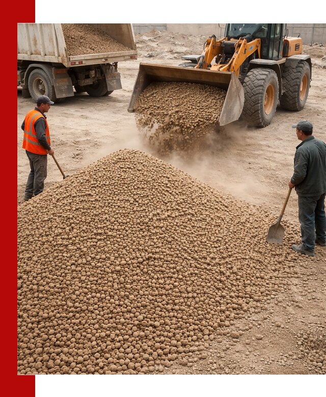 Керамзит фракция 10-20 с доставкой в Изобильном