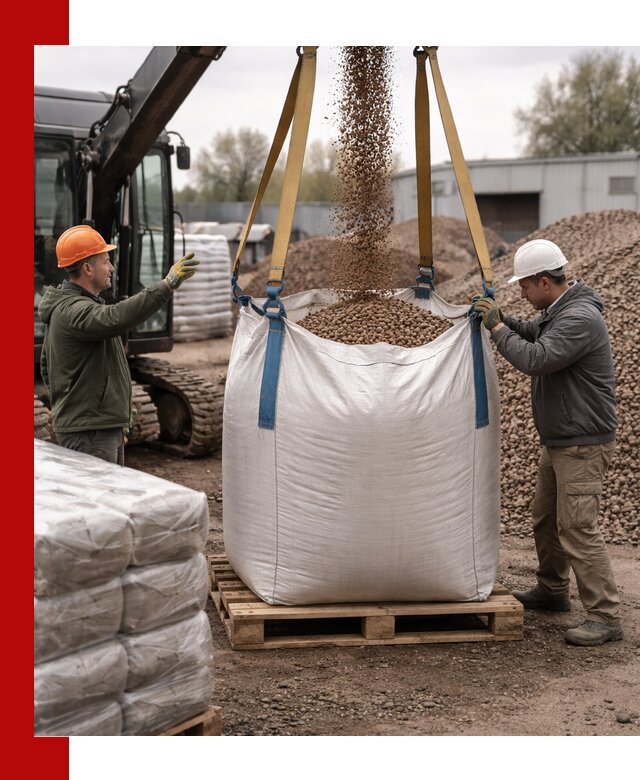 Керамзит в биг-бегах с доставкой в Изобильном
