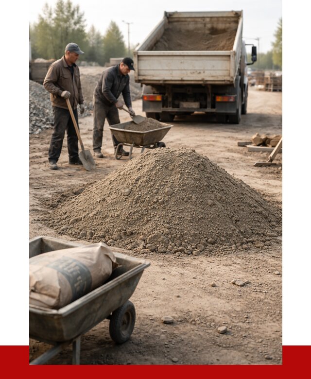 Цементно-песчаная смесь М150 в Изобильном от 4882 р. | ПРОНЕРУДЗбл