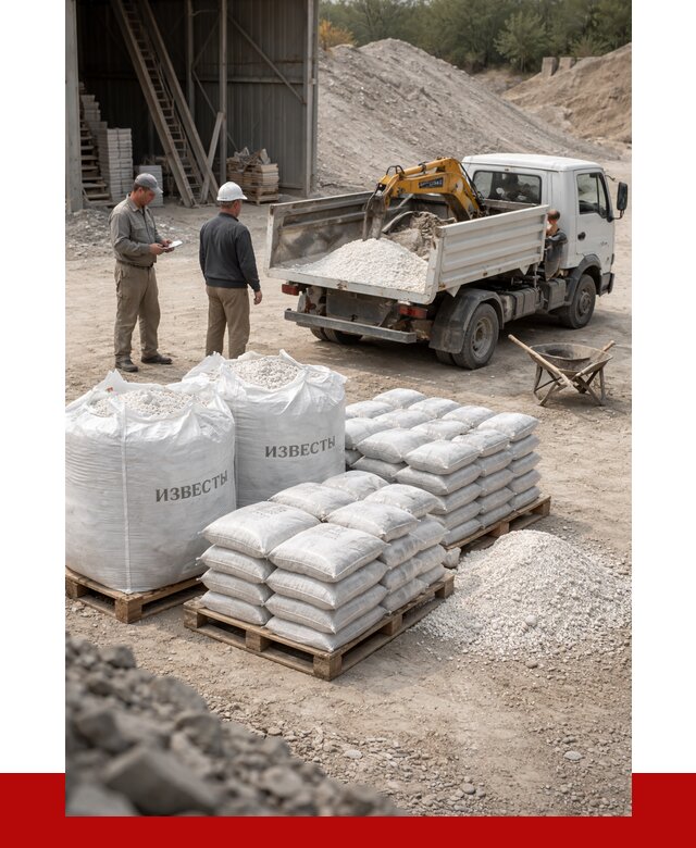 Известь строительная в Изобильном с доставкой от 4363 р. | ПРОНЕРУДЗбл