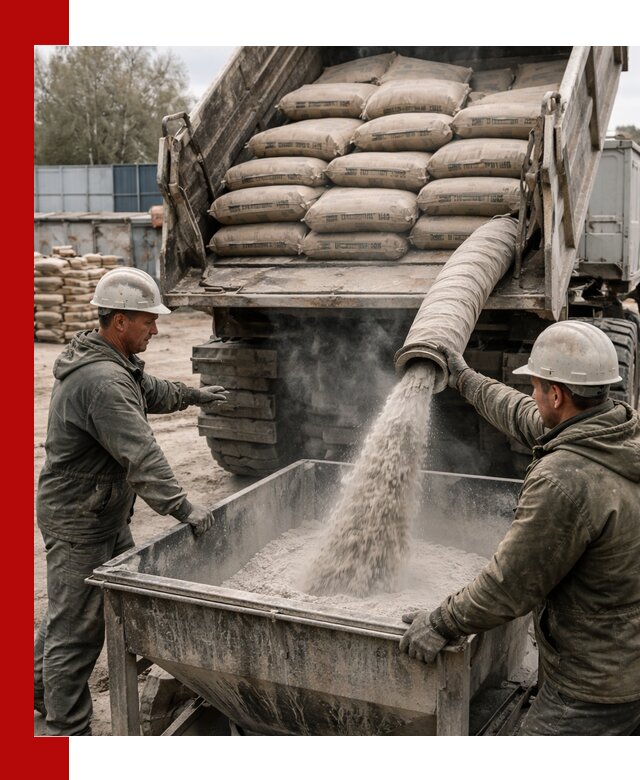 Доставка цемента М400 в Изобильном оптом и в розницу