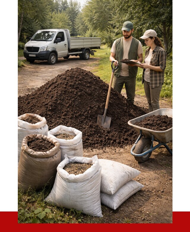 Купить грунт с доставкой в Изобильном от 4675 р. за м3 | ПРОНЕРУДЗбл