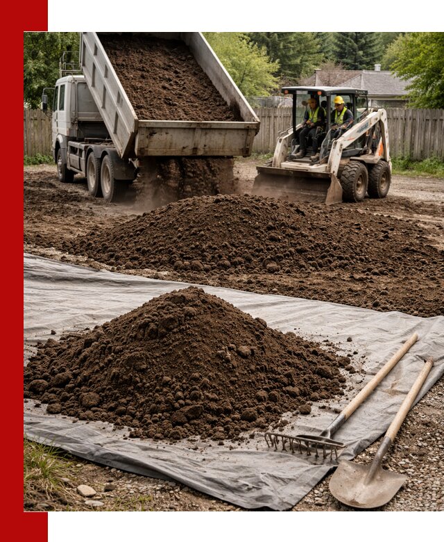 Грунт для отсыпки участка с доставкой в Изобильном