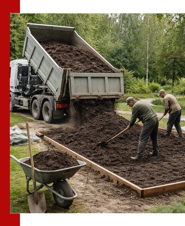 Доставка грунта для озеленения и благоустройства в Изобильном