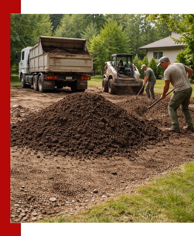 Доставка и укладка грунта для газона в Изобильном