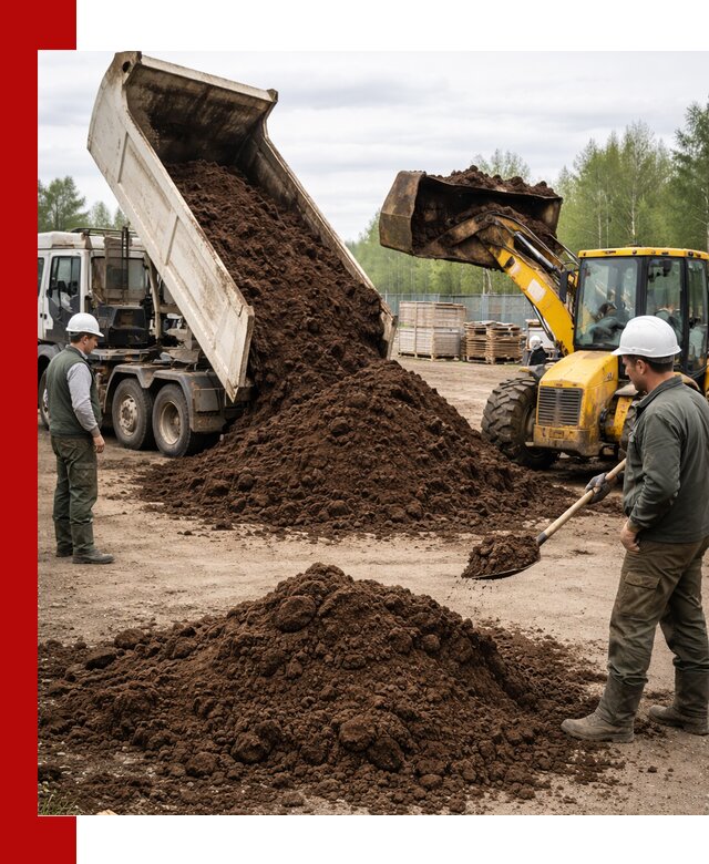 Доставка торфа оптом и в мешках в Изобильном