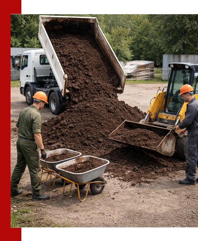 Доставка торфо-земляной смеси в Изобильном для огорода и ландшафта