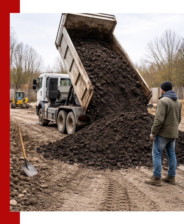 Доставка чернозема навалом в Изобильном быстро и выгодно